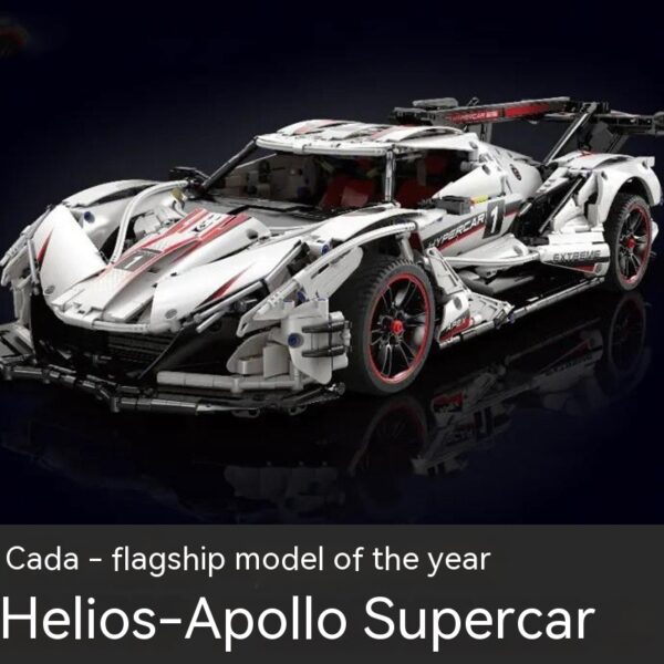 Apollo Sports Car Building Blocks Assembled Remote-control Automobile Toys - Image 10