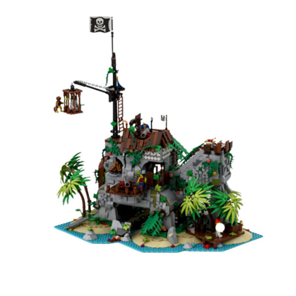 Pirate Era Bobo Bay Confinement Island Forbidden Island Compatible With Assembled Building Block Toys - Image 3