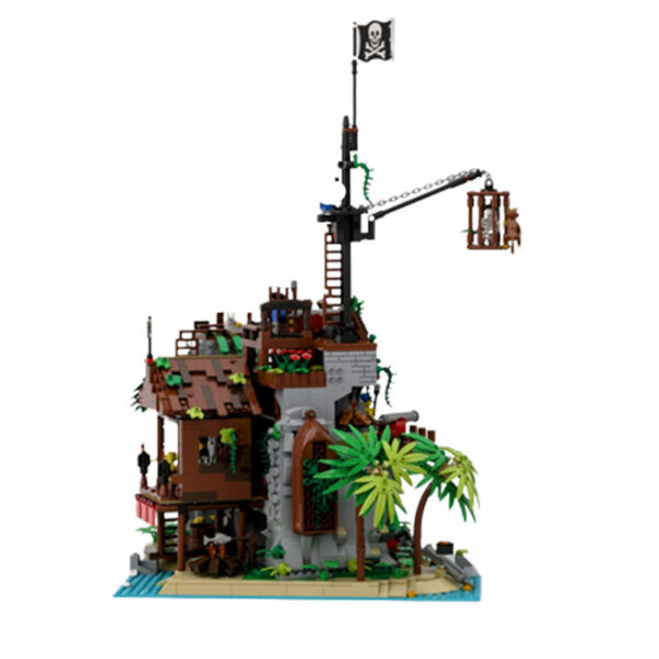 Pirate Era Bobo Bay Confinement Island Forbidden Island Compatible With Assembled Building Block Toys - Image 4