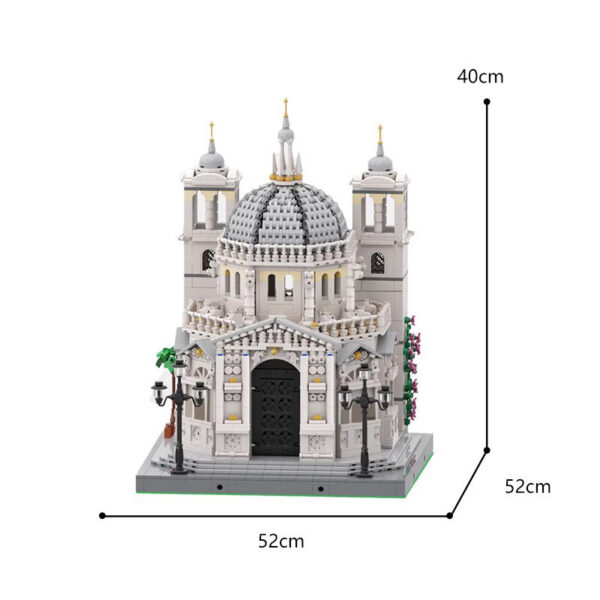 Salute Ankang Notre Dame Church Large Landmark Plastic Toys - Image 5